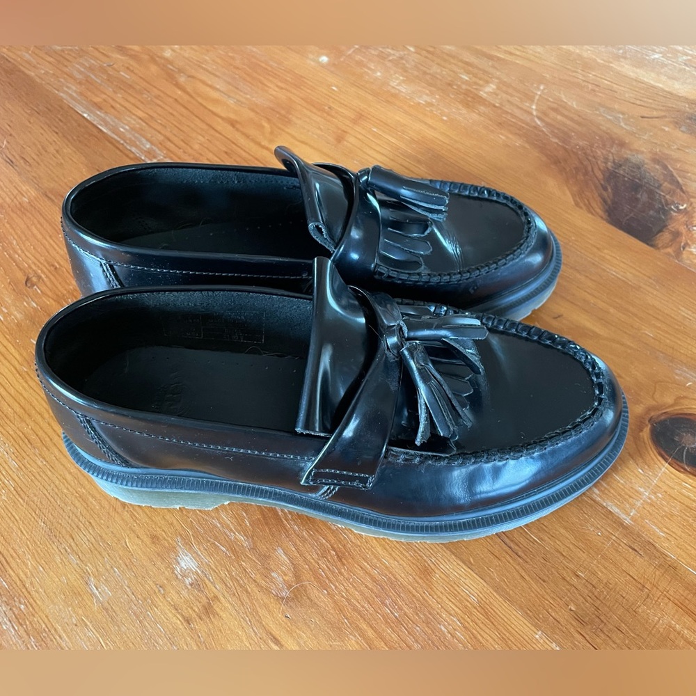 Dr. Martens Adrian black patent leather